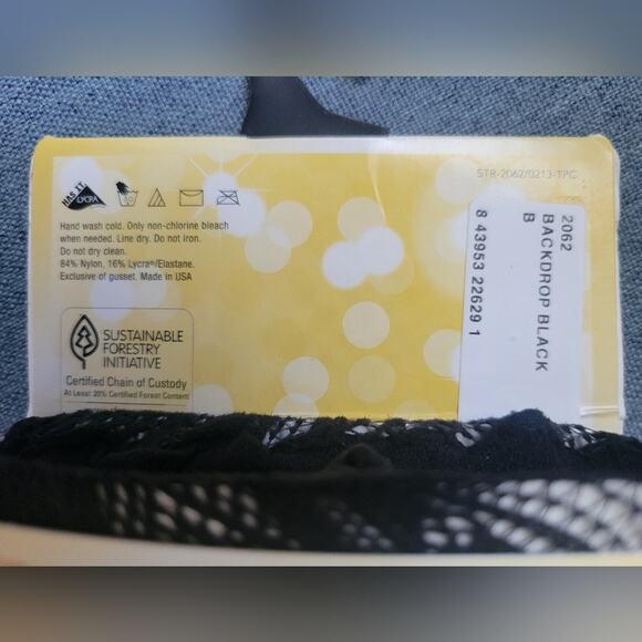 Spanx Star Power Center Stage Shaping Tights Double Diamond Stripe Size B - Picture 4 of 6